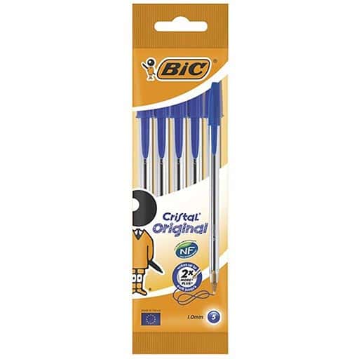 Boligrafo Cristal Original 5/B. Azul