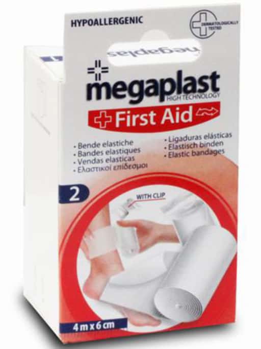 Venda Firstaid Elastic C/Clip 4mx6cm x2