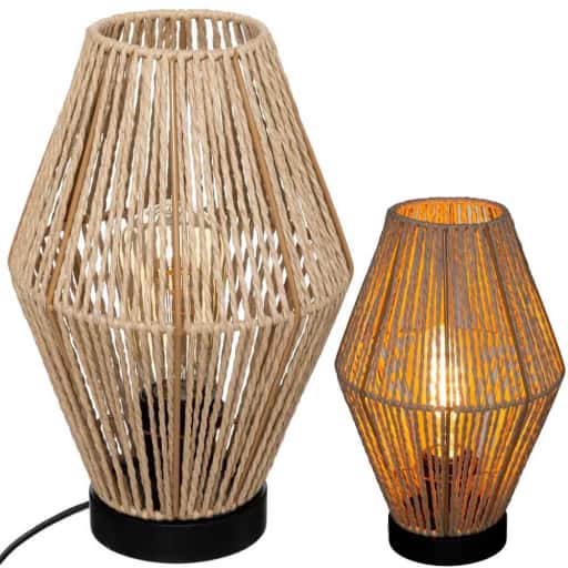 Lampara Metal-Papel Aissa 32cm