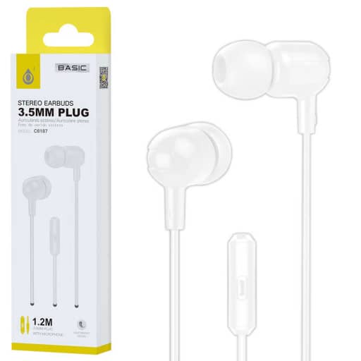 Auricular In-Ear +Mic Basic Brione
