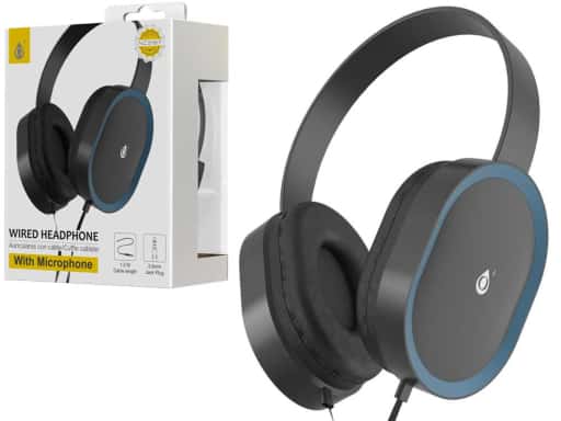 Auricular Vage +Mic 1,2m Negro+