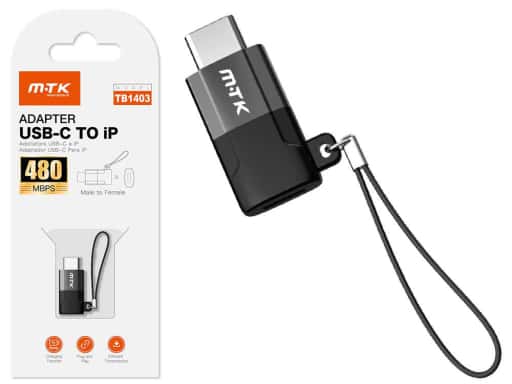 Adaptador OTG Lightning a Type-C (H-M)