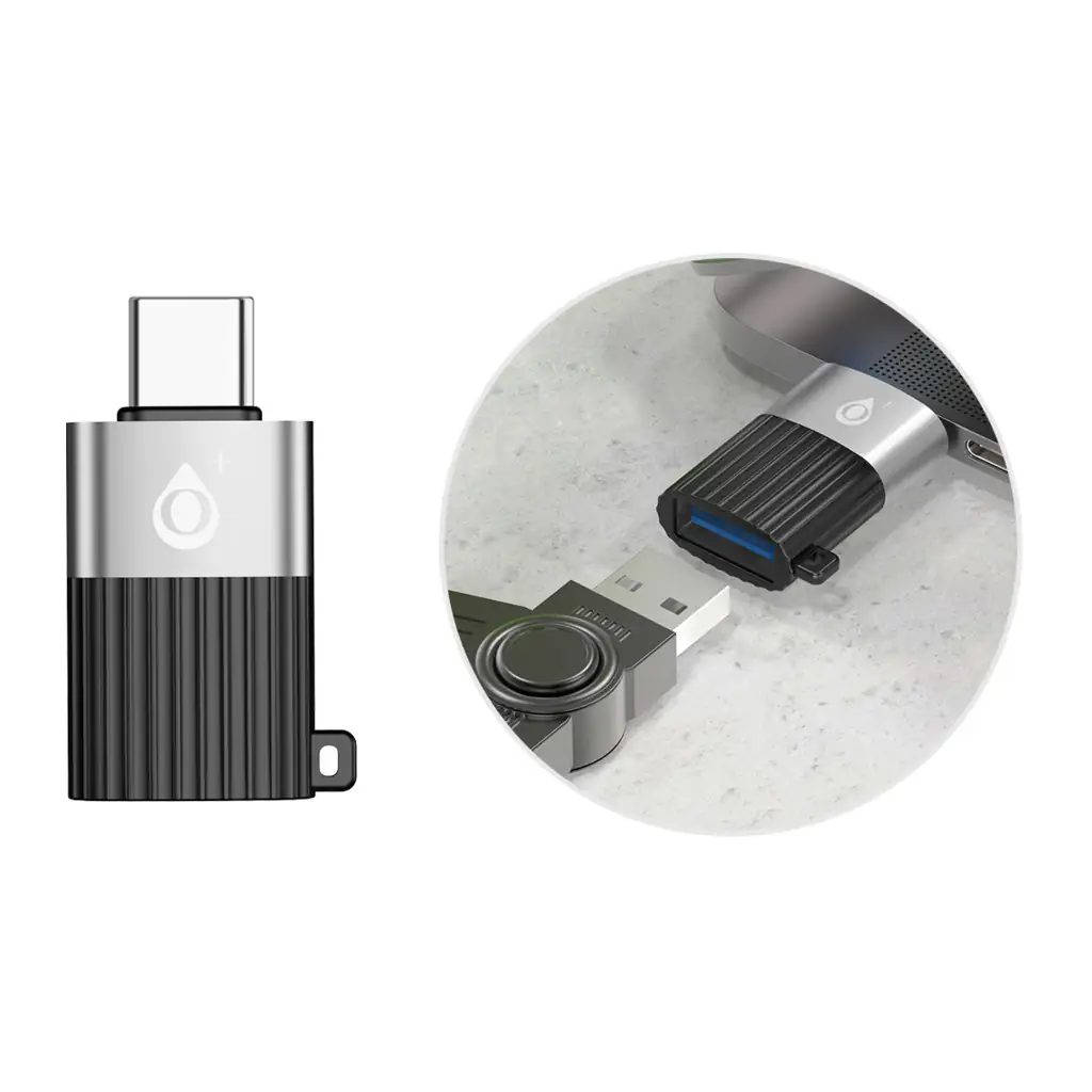 Adaptador OTG USB-A a Type-C (H-M)