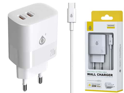 Cargador Red Fort PDx2 20W+C.Type-C