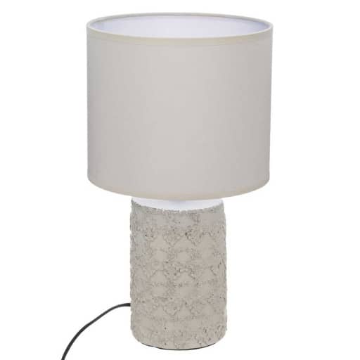 Lampara Cilindrica Melo Ceramica 33cm