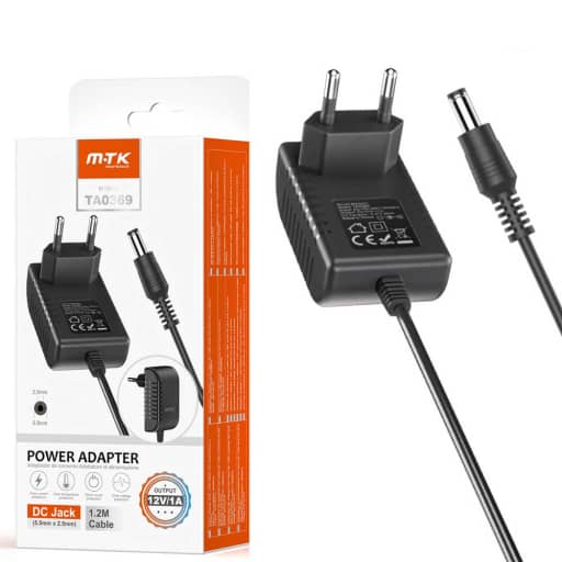 Cargador DC 12V 1A 1,2m