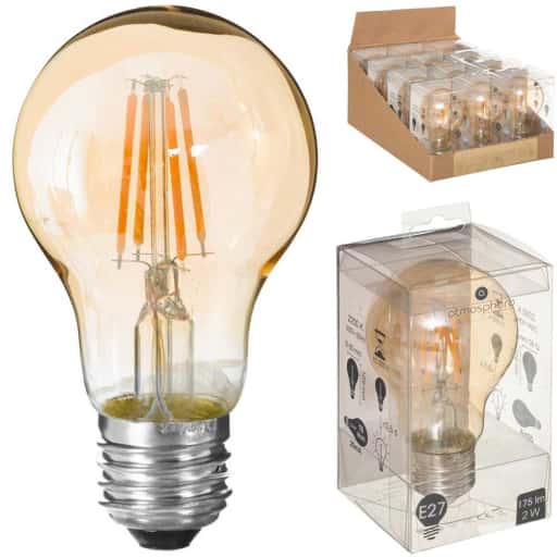 [JJ-161700] Bombilla Filamento Estandar E27 2W