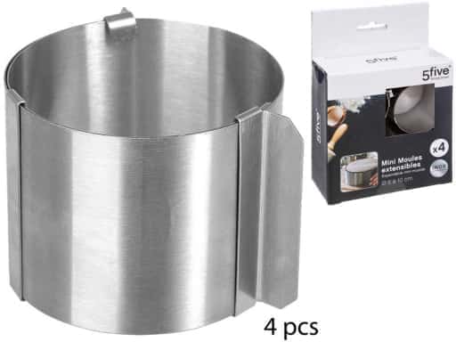 [JJ-136068] Cortapasta Aro Mini Inox Extensible Set-4