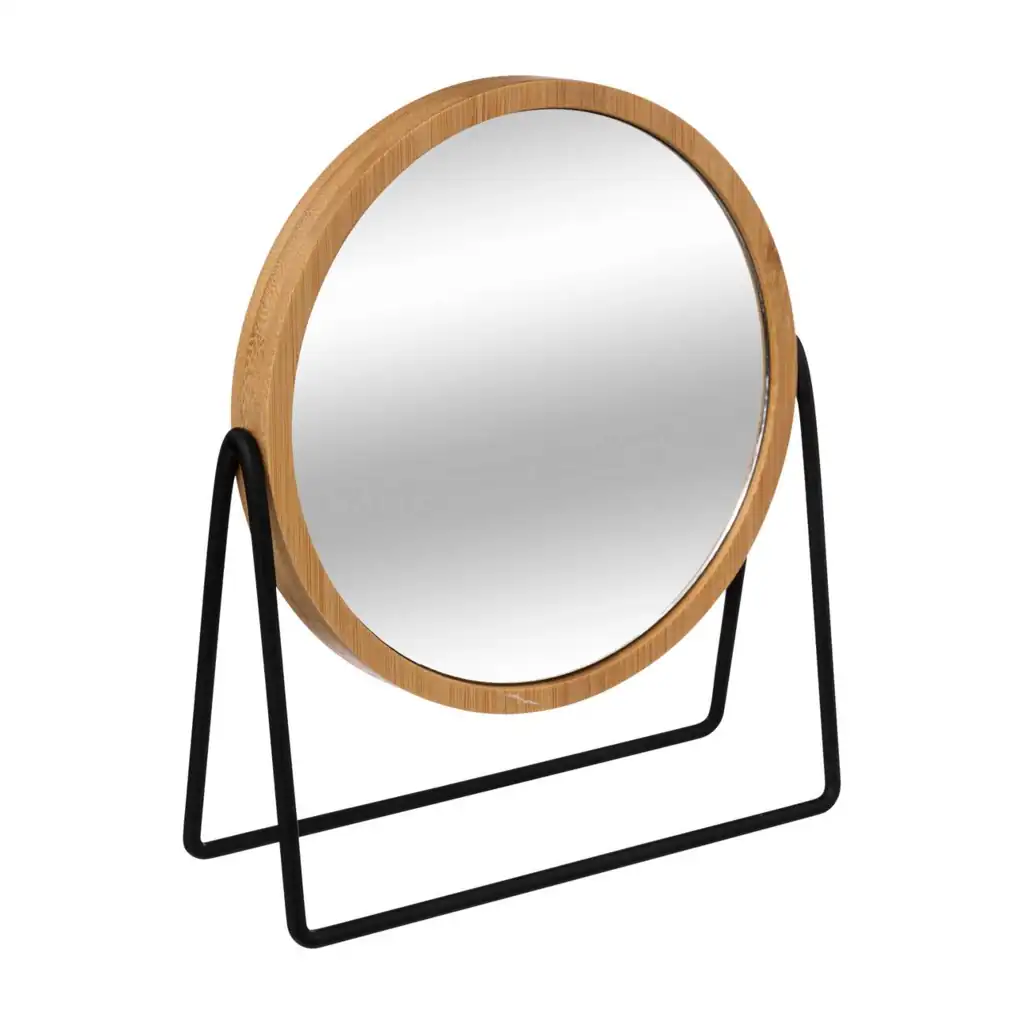 [JJ-174865] Espejo Mesa Abatible Bambu 22cm
