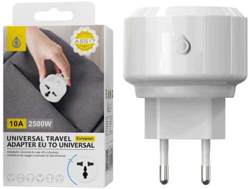 Adaptador Enchufe Viaje a Europlug