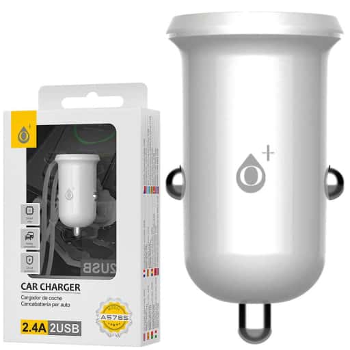 Cargador Coche Proteo 2USB 2,4A