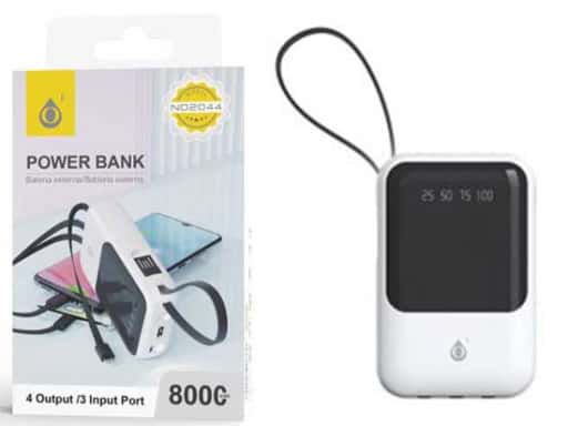Power Bank 8000mAh 4 Output
