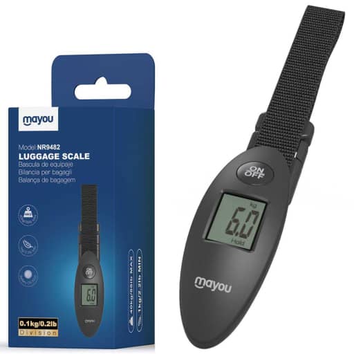 [OP-2904822] Bascula Equipaje LCD 40kg Negro