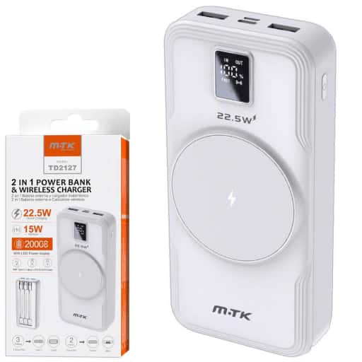 [OP-0251271] Power Bank Hazel+Wireless 20000mAh