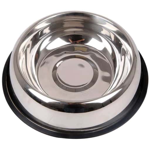 Comedero Inox B.Goma Classic