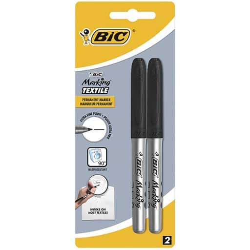 [BC-328985] Rotulador Textile Negro 2/Blister