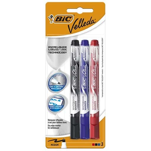[BC-331722] Rotulador Velleda Medium 3/Bl.